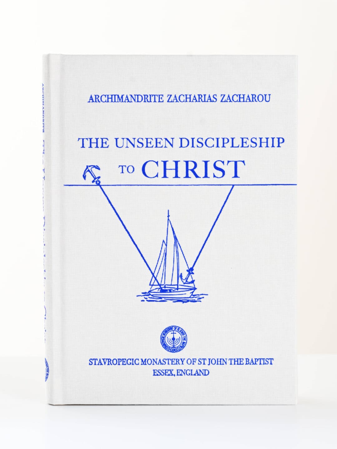 Book cover: "The Unseen Discipleship to Christ" by Archimandrite Zacharias Zacharou