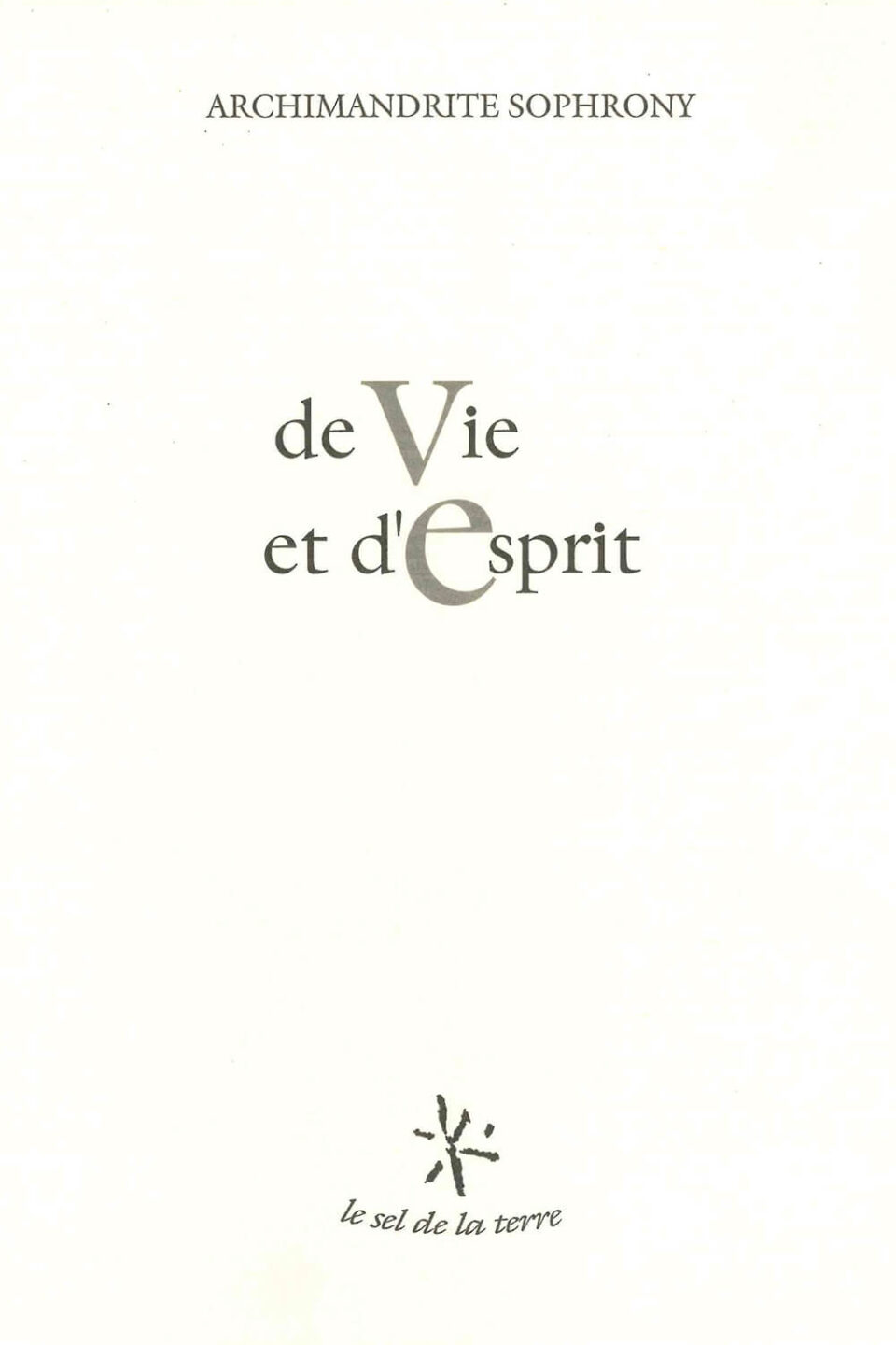 De vie et d’esprit