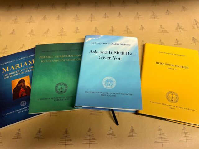 ⭐NEW BOOKS IN ENGLISH

The past month was very productive and we published more than a dozen new titles in English, Greek, Romanian and Serbian.

OUR NEW BOOKS ARE:
"Born from on High" by Saint Sophrony
"Ask, and It Shall Be Given You" by Archimandrite Zacharias

NEW BOOKLETS
"Mariam, the Mother of God and Mother of Our Life" by Archimandrite Zacharias
"Perfect Surrendering to the Spirit of Salvation" by Archimandrite Zacharias

#essexmonastery #sophrony #saintsophrony #archimandritezacharias #orthodox #theology #christian #christianbooks #clothbound #prayer #christianprayer #mariam